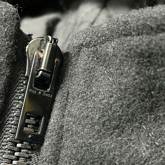 rag & bone Wool Coat 2 Black Hood Long Winter Womens Quilted Warm Parka Hooded - Picture 2 of 12